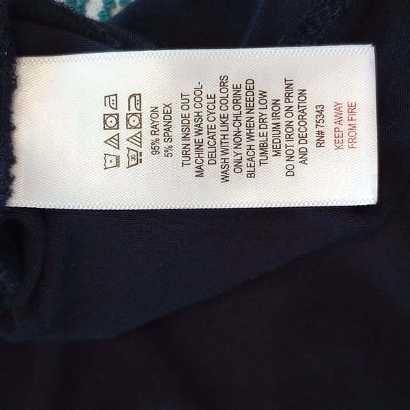 FREE W Bundle Cynthia Rowley Sleepwear Women's Sleeveless Size:L, Navy - Picture 5 of 5